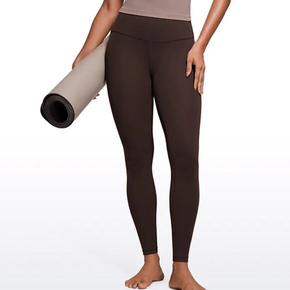 CRZ Yoga Hot Fudge Brown Butter Luxe Leggings 23” - Picture 7 of 8